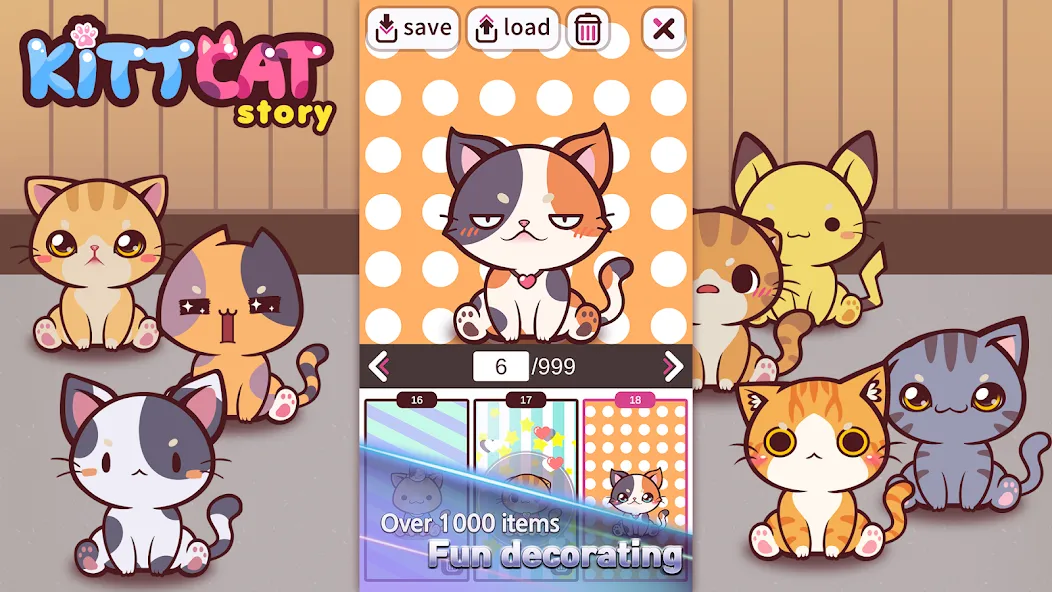 KittCat Story : Cat Maker (Киткэт Стори) [МОД Много денег] APK Android Screenshot 4