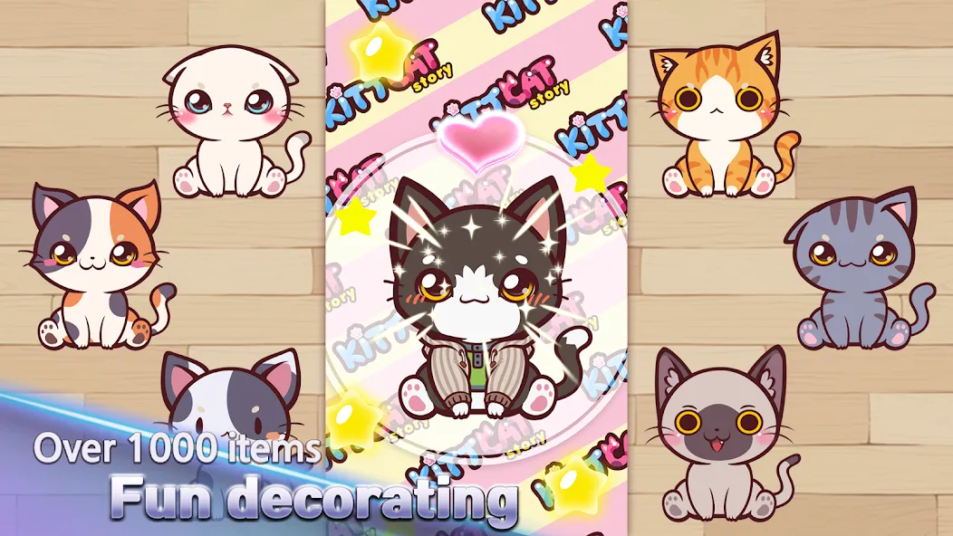 KittCat Story : Cat Maker (Киткэт Стори) [МОД Много денег] APK Android Screenshot 5