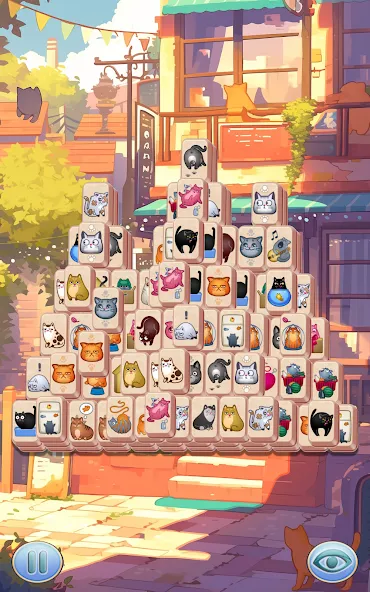 Mahjong 3 [МОД Много денег] APK Android Screenshot 2