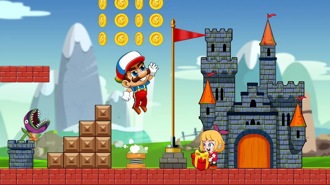 Super Bean Bros: Running Games (Супер Бин Приключение) [МОД Все открыто] APK Android Screenshot 3