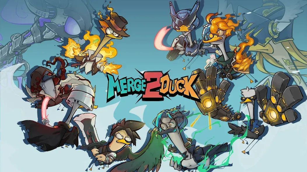Merge Duck 2: Idle RPG (Мердж Дак 2) [МОД Premium] APK Android Screenshot 1