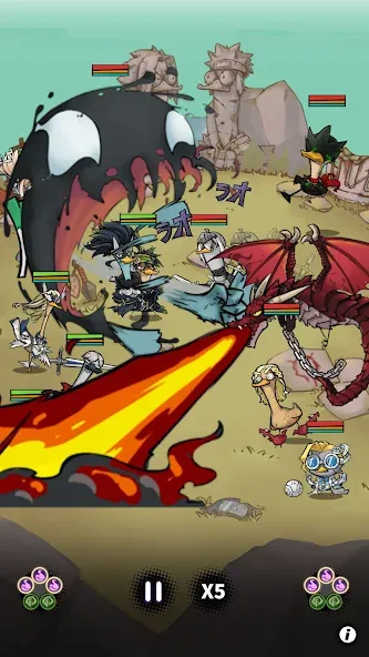 Merge Duck 2: Idle RPG (Мердж Дак 2) [МОД Premium] APK Android Screenshot 5