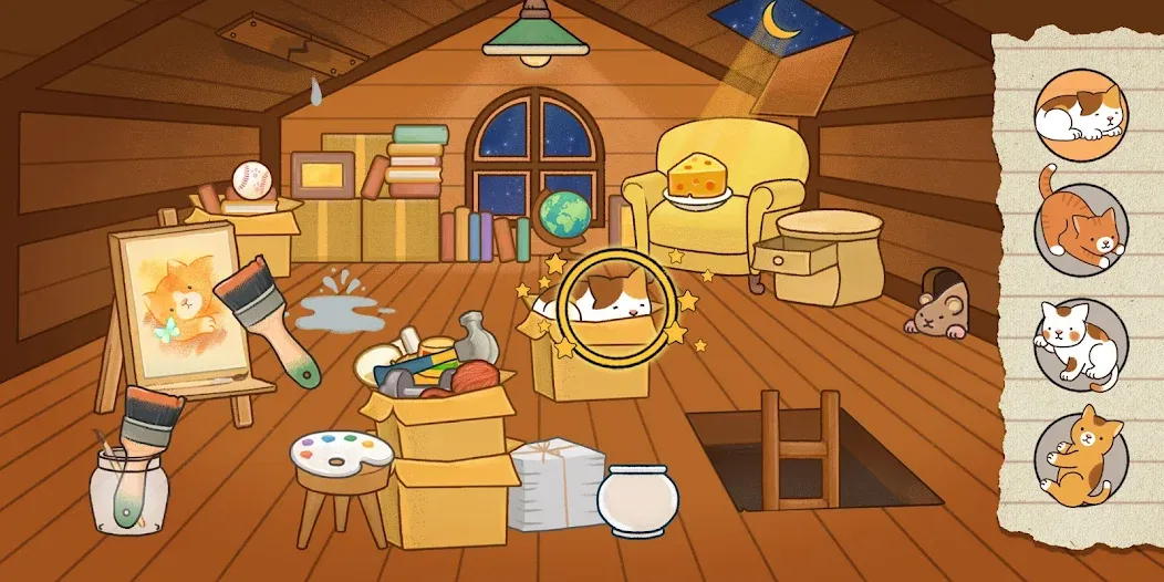 Find Hidden Cats—Detective Mio [МОД Premium] APK Android Screenshot 1