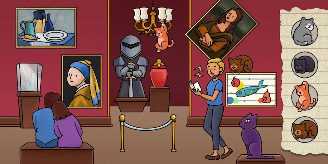 Find Hidden Cats—Detective Mio [МОД Premium] APK Android Screenshot 3