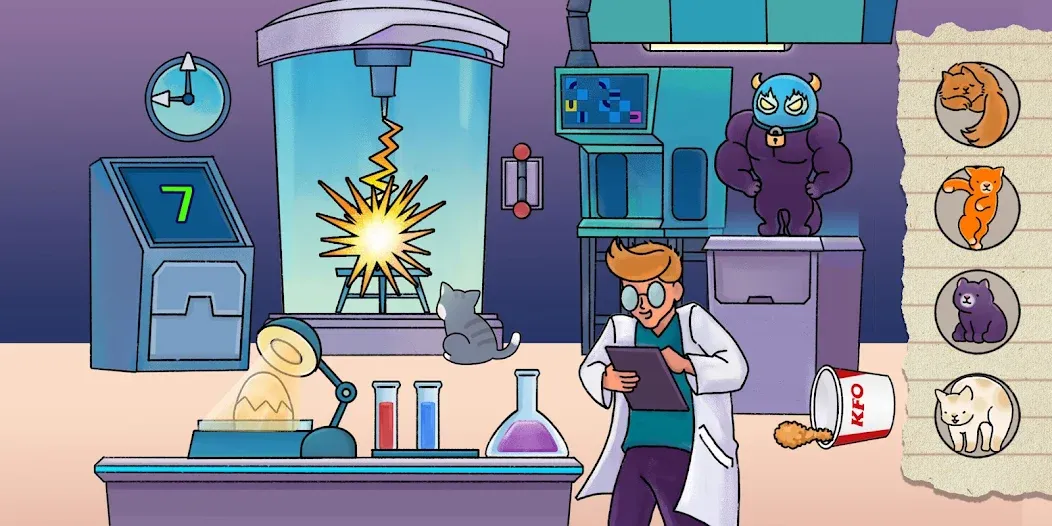 Find Hidden Cats—Detective Mio [МОД Premium] APK Android Screenshot 4