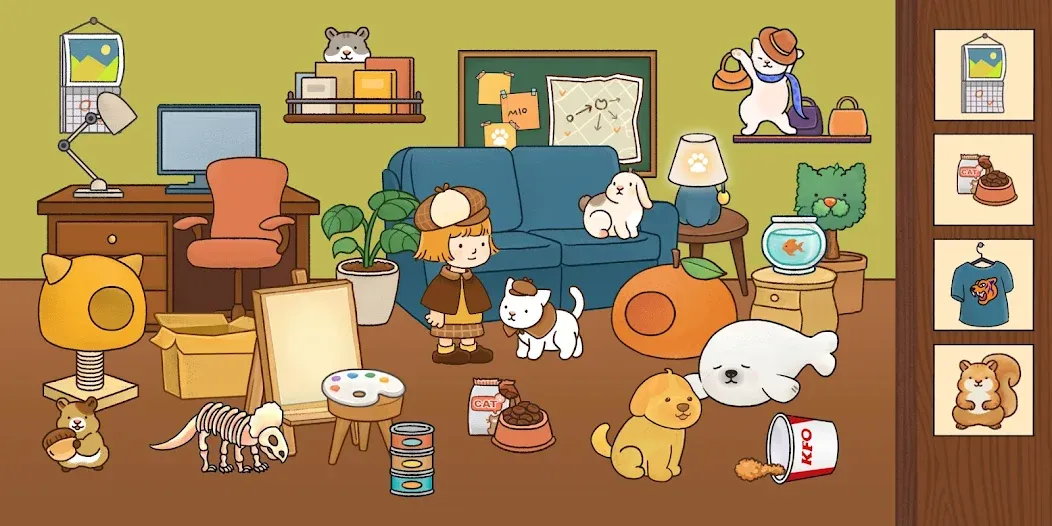 Find Hidden Cats—Detective Mio [МОД Premium] APK Android Screenshot 5