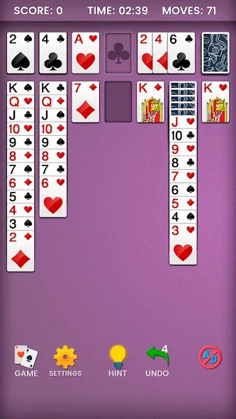 Klondike Solitaire (Клондайк солитер) [МОД Много денег] APK Android Screenshot 3