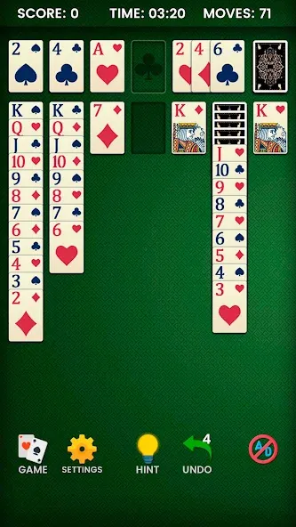 Klondike Solitaire (Клондайк солитер) [МОД Много денег] APK Android Screenshot 4