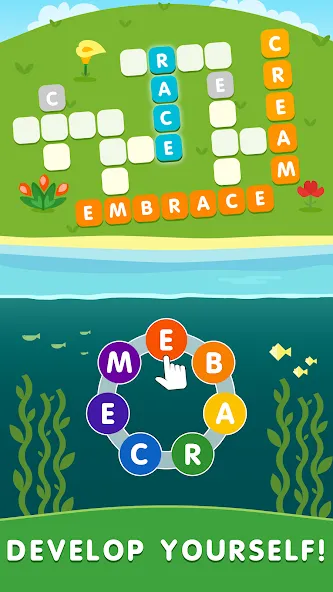 Crossword out of the words [МОД Все открыто] APK Android Screenshot 5