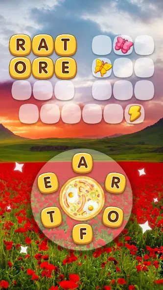 Word Pizza - Word Games [МОД Mega Pack] APK Android Screenshot 3