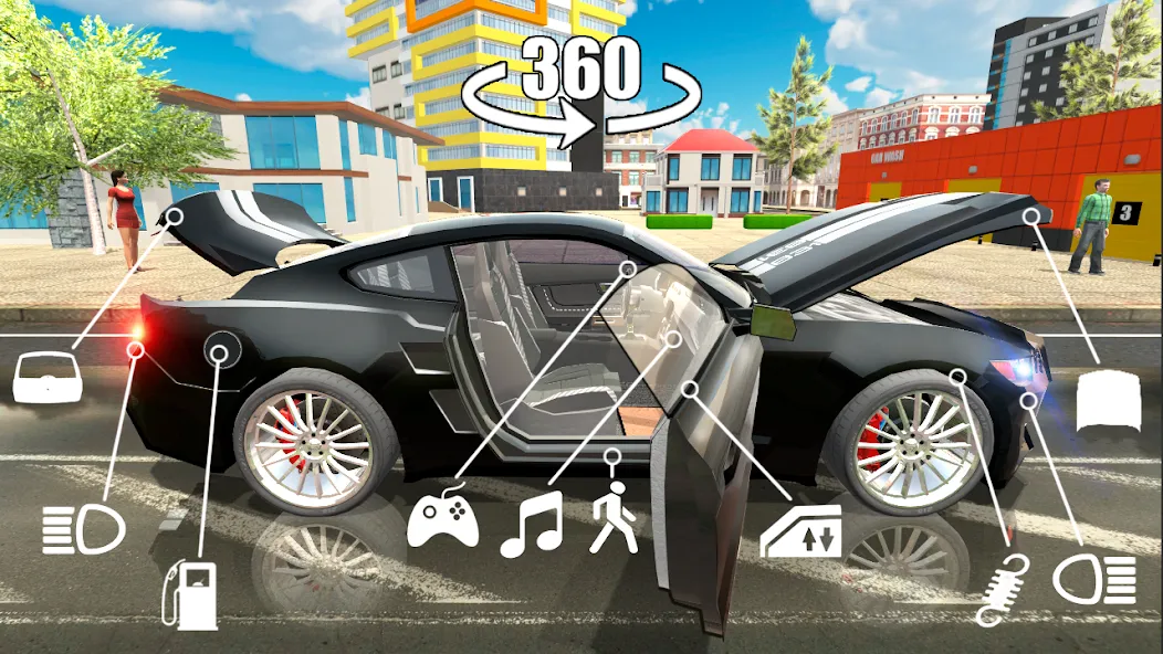 Car Simulator 2 [МОД Mega Pack] APK Android Screenshot 1