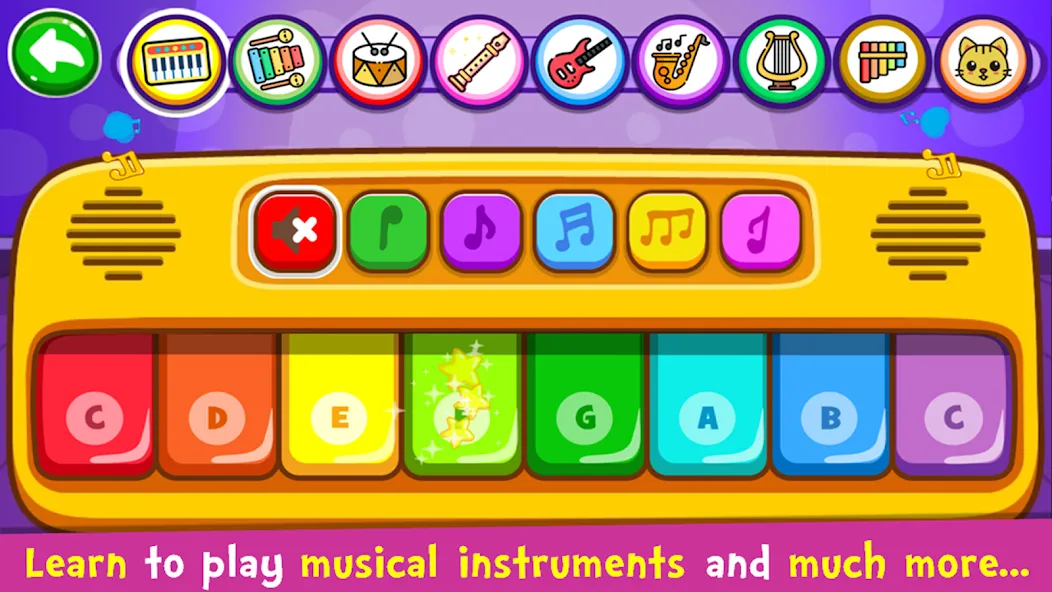 Piano Kids - Music & Songs [МОД Все открыто] APK Android Screenshot 1