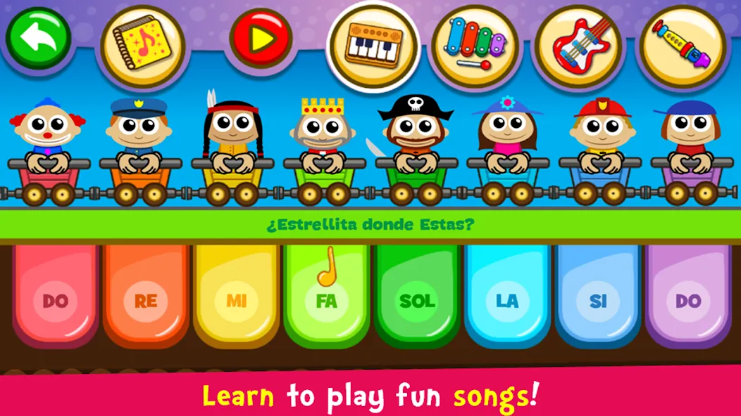 Piano Kids - Music & Songs [МОД Все открыто] APK Android Screenshot 5