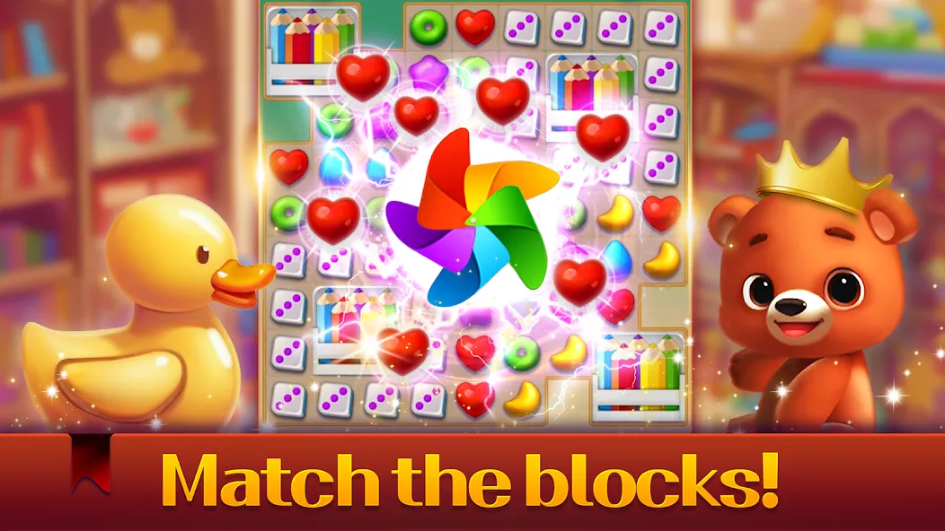 Toy Bear Sweet POP: Match 3 (Той Бир Свит ПОП) [МОД Много денег] APK Android Screenshot 2