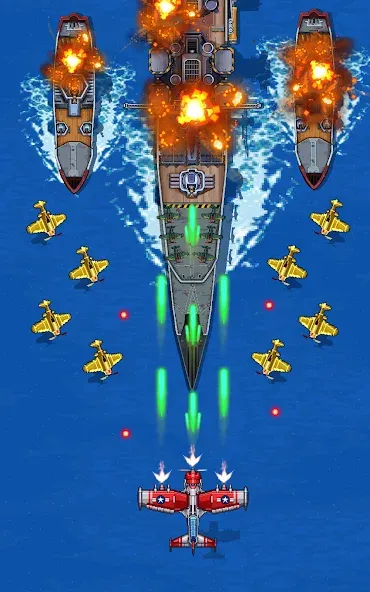 1945 Air Force: Airplane games (тысяча девятьсот сорок пять) [МОД Premium] APK Android Screenshot 1