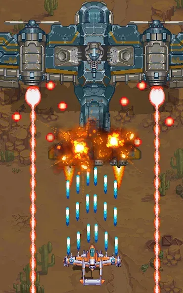 1945 Air Force: Airplane games (тысяча девятьсот сорок пять) [МОД Premium] APK Android Screenshot 2