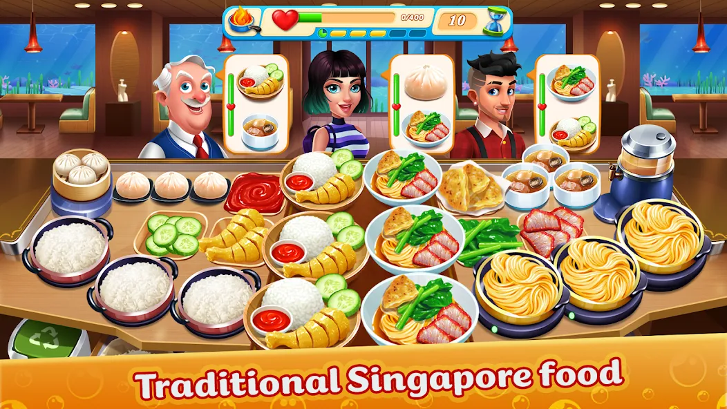 Cooking Aquarium - A Star Chef (Кукинг Аквариум) [МОД Mega Pack] APK Android Screenshot 4
