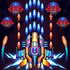 Galaxiga Arcade Shooting Game (Галаксига) [МОД Unlocked] APK Android