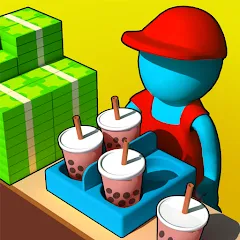 My Mini Boba Tea Cafe Tycoon (Экстримные Гонки на Велосипедах) [МОД Много денег] APK Android