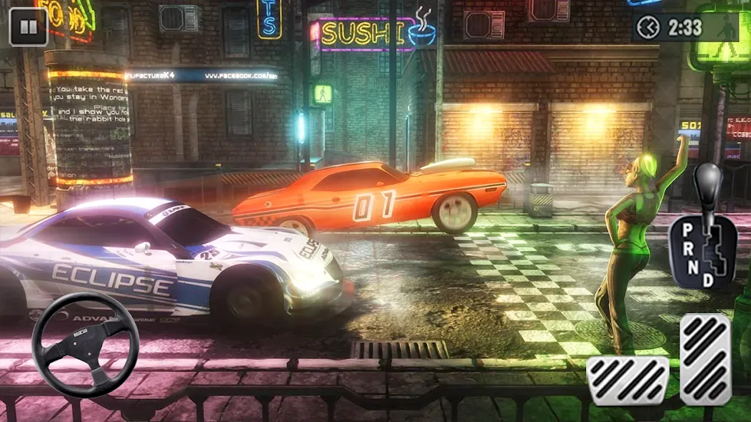 Extreme Car Drag Racing (Экстремальные гонки драгстеров) [МОД Unlocked] APK Android Screenshot 5