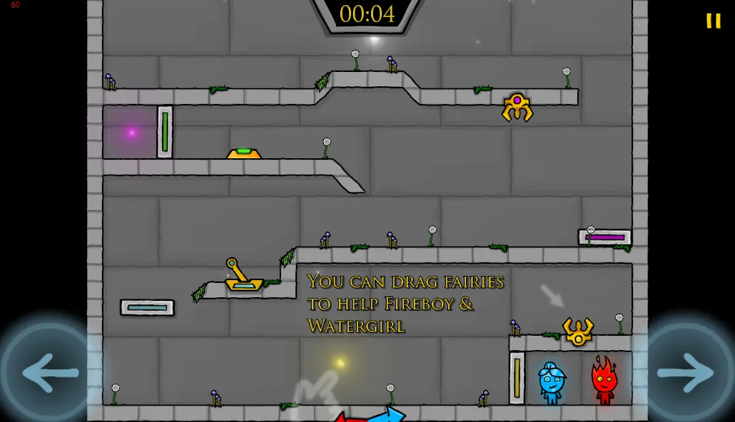 Fireboy & Watergirl FairyTales [МОД Бесконечные монеты] APK Android Screenshot 2