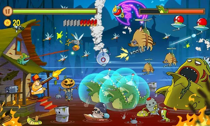 Swamp Attack (Свомп Аттак) [МОД Меню] APK Android Screenshot 4