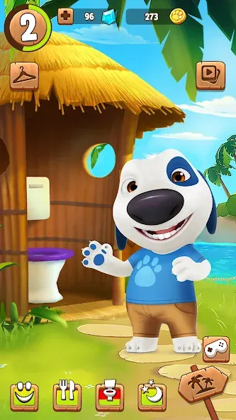 My Talking Hank (Мой говорящий Хэнк) [МОД Меню] APK Android Screenshot 1