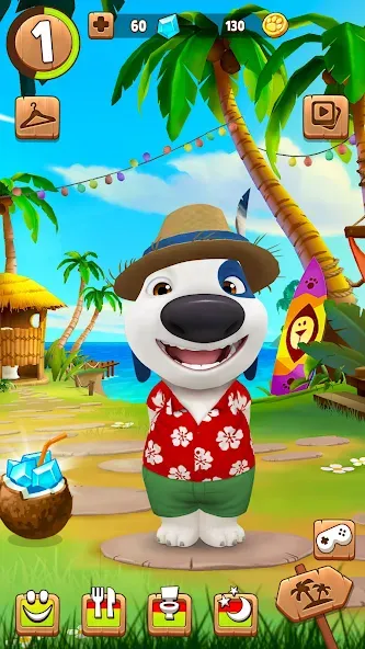 My Talking Hank (Мой говорящий Хэнк) [МОД Меню] APK Android Screenshot 3