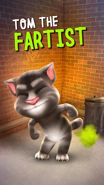 Talking Tom Cat [МОД Много денег] APK Android Screenshot 3