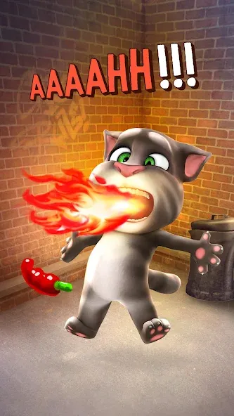 Talking Tom Cat [МОД Много денег] APK Android Screenshot 4
