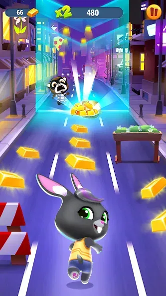 Talking Tom Gold Run [МОД Все открыто] APK Android Screenshot 3