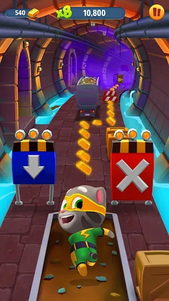 Talking Tom Gold Run [МОД Все открыто] APK Android Screenshot 4