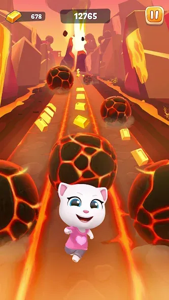 Talking Tom Time Rush [МОД Mega Pack] APK Android Screenshot 2
