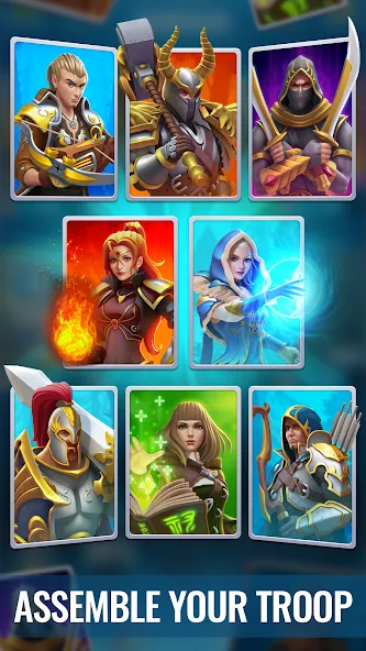 Raid & Rush - Heroes idle RPG [МОД Меню] APK Android Screenshot 1