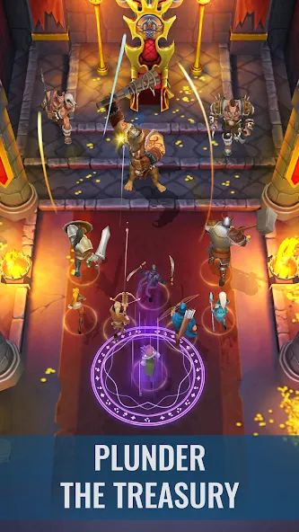 Raid & Rush - Heroes idle RPG [МОД Меню] APK Android Screenshot 2