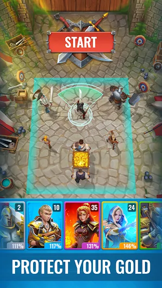 Raid & Rush - Heroes idle RPG [МОД Меню] APK Android Screenshot 3