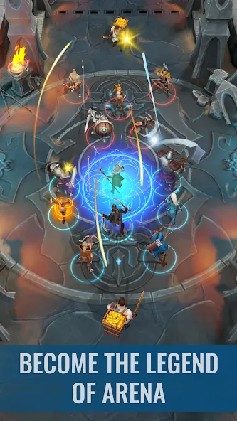 Raid & Rush - Heroes idle RPG [МОД Меню] APK Android Screenshot 4