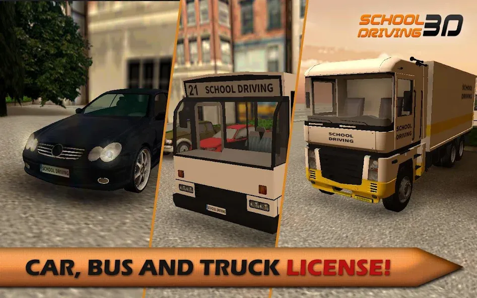 School Driving 3D (Скул Драйвинг 3Д) [МОД Меню] APK Android Screenshot 3