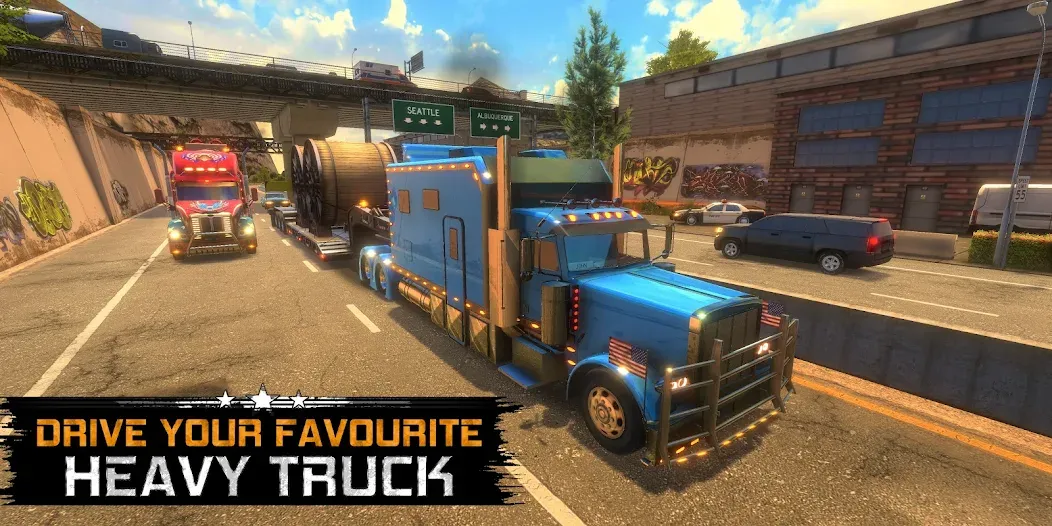 Truck Simulator USA Revolution (Трак Симулятор США Революция) [МОД Меню] APK Android Screenshot 1