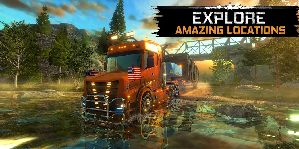 Truck Simulator USA Revolution (Трак Симулятор США Революция) [МОД Меню] APK Android Screenshot 2