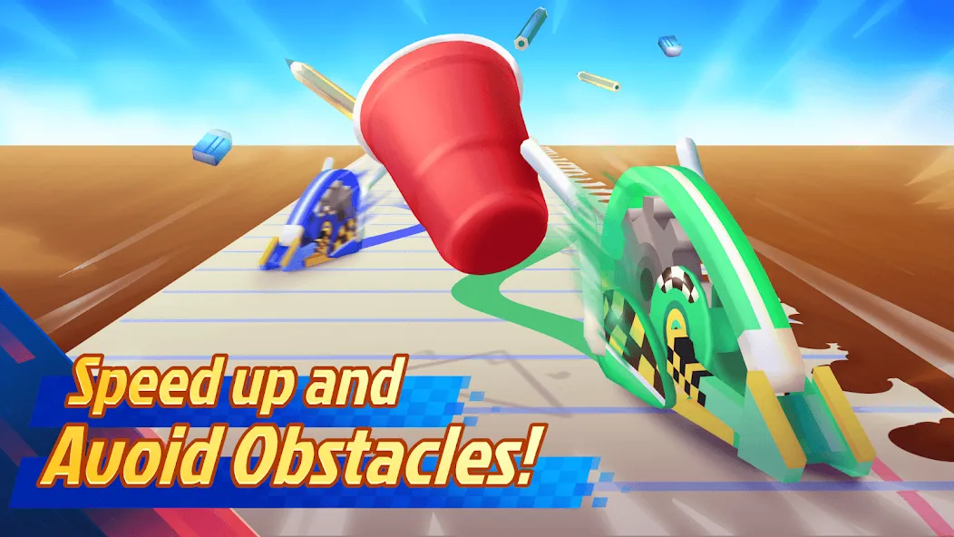 Correction Tape X Racing (Корректирующая лента  Гонки) [МОД Unlocked] APK Android Screenshot 3