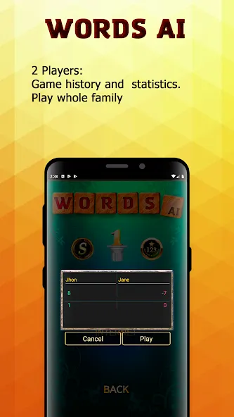 Words AI Friends Classic [МОД Меню] APK Android Screenshot 3