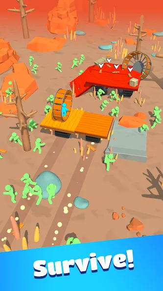Zombie Raft (Зомби Рафт) [МОД Mega Pack] APK Android Screenshot 2