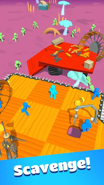 Zombie Raft (Зомби Рафт) [МОД Mega Pack] APK Android Screenshot 3