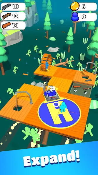 Zombie Raft (Зомби Рафт) [МОД Mega Pack] APK Android Screenshot 5