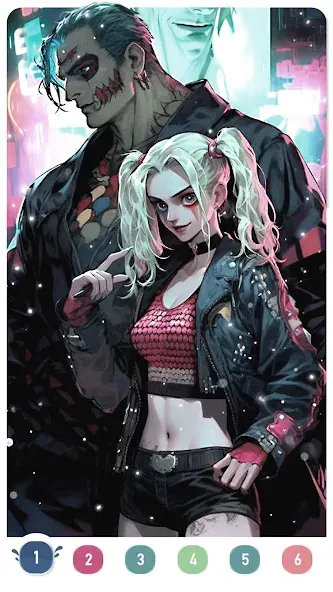 Clown Color, Paint by number [МОД Меню] APK Android Screenshot 4