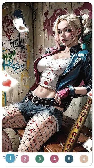 Clown Color, Paint by number [МОД Меню] APK Android Screenshot 5