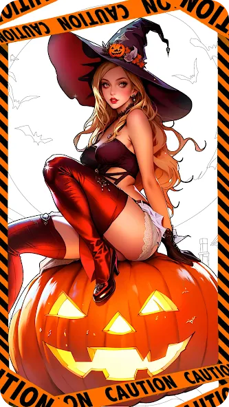 Dark Fantasy Coloring Games [МОД Бесконечные монеты] APK Android Screenshot 5