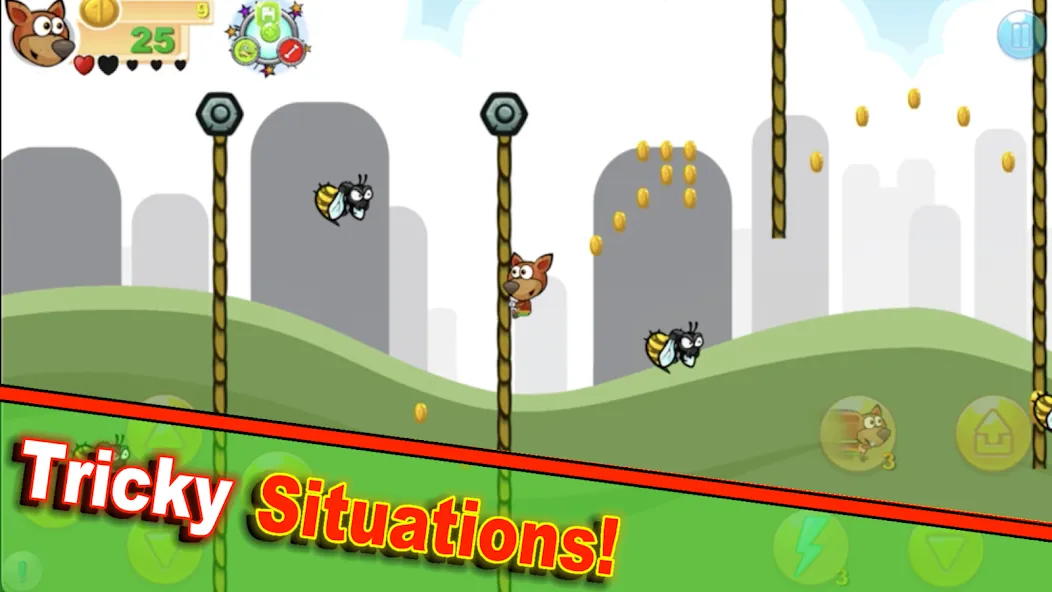 Maximum Jax, Fun Dog Adventure [МОД Бесконечные монеты] APK Android Screenshot 2