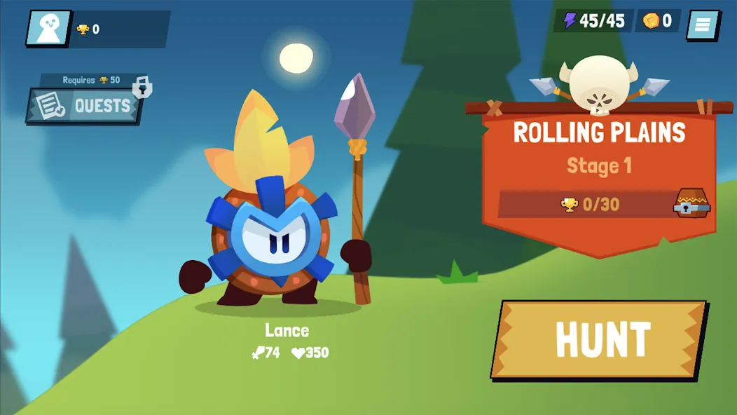 Tiny Hunters - Monsters Attack (Тини Хантерс) [МОД Все открыто] APK Android Screenshot 1